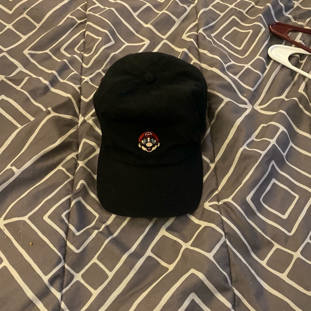 Super Mario Hat Black Unisex